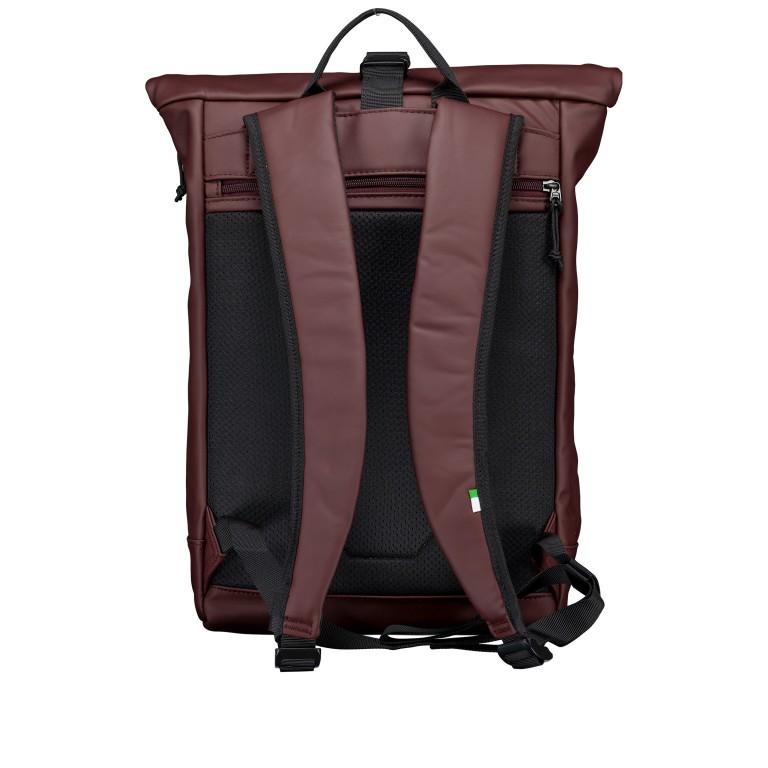 Rucksack Cargo CAR200 Rolltop Bordeaux, Farbe: rot/weinrot, Marke: Zwei, EAN: 4250257935440, Abmessungen in cm: 37x44x17, Bild 3 von 7