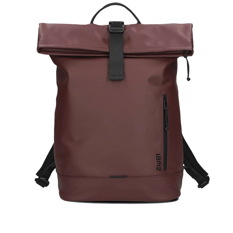 Rucksack Cargo CAR200 Rolltop Bordeaux, Farbe: rot/weinrot, Marke: Zwei, EAN: 4250257935440, Abmessungen in cm: 37x44x17, Bild 1 von 7