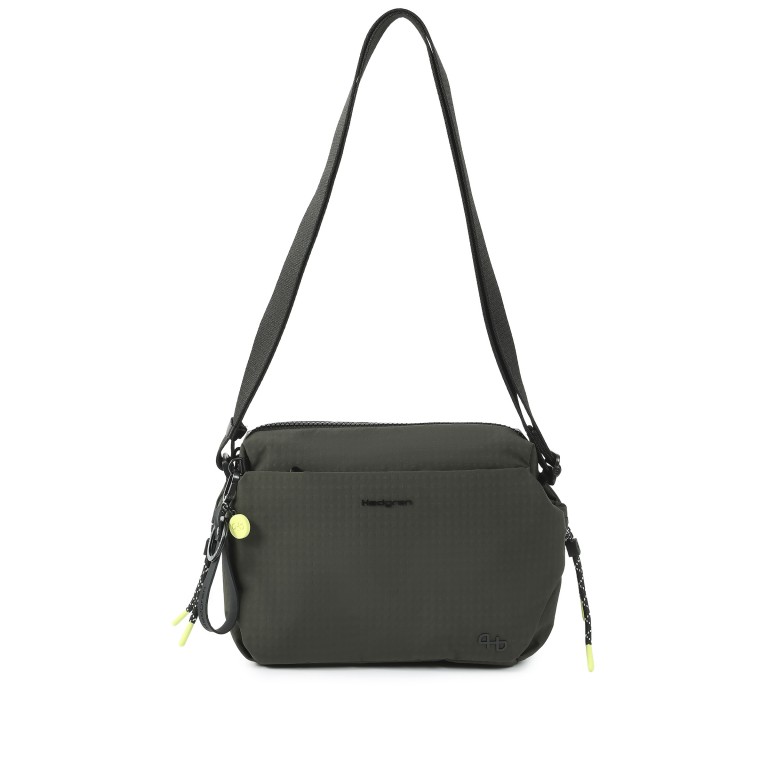 Umhängetasche String Kosho Black Ink, Farbe: grün/oliv, Marke: Hedgren, EAN: 5413507236233, Abmessungen in cm: 22x18.5x9.5, Bild 4 von 9