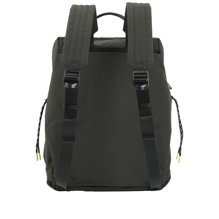 Rucksack String Akira mit Laptopfach 14 Zoll Dark Ink, Farbe: grün/oliv, Marke: Hedgren, EAN: 5413507236271, Abmessungen in cm: 29x38x13, Bild 4 von 8