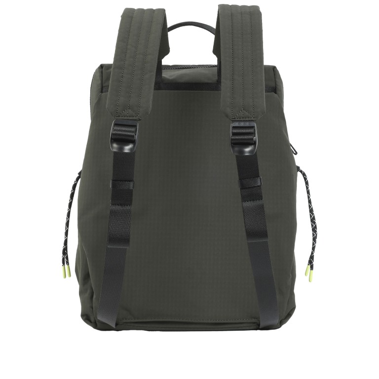 Rucksack String Akira mit Laptopfach 14 Zoll Dark Ink, Farbe: grün/oliv, Marke: Hedgren, EAN: 5413507236271, Abmessungen in cm: 29x38x13, Bild 4 von 8