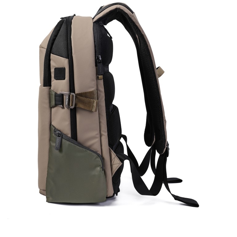 Rucksack Commute Rail Eco mit Laptopfach 15.6 Vintage Beige, Farbe: beige, Marke: Hedgren, EAN: 5413507235410, Abmessungen in cm: 32x43x18, Bild 3 von 20