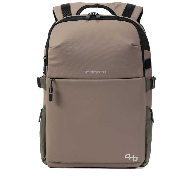 Rucksack Commute Rail Eco mit Laptopfach 15.6 Vintage Beige, Farbe: beige, Marke: Hedgren, EAN: 5413507235410, Abmessungen in cm: 32x43x18, Bild 1 von 20