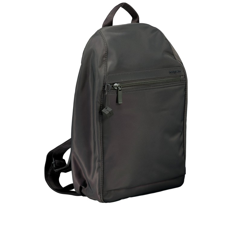 Rucksack Inner City Vogue L mit RFID-Schutz Black Ink, Farbe: grün/oliv, Marke: Hedgren, EAN: 5413507866881, Abmessungen in cm: 25.5x35x9, Bild 2 von 8