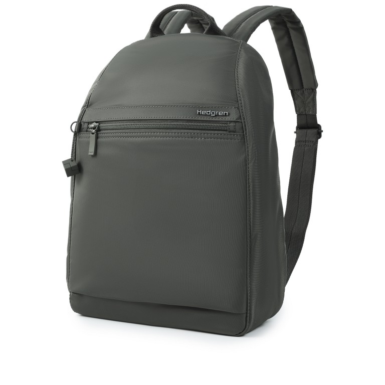 Rucksack Inner City Vogue L mit RFID-Schutz Black Ink, Farbe: grün/oliv, Marke: Hedgren, EAN: 5413507866881, Abmessungen in cm: 25.5x35x9, Bild 2 von 8