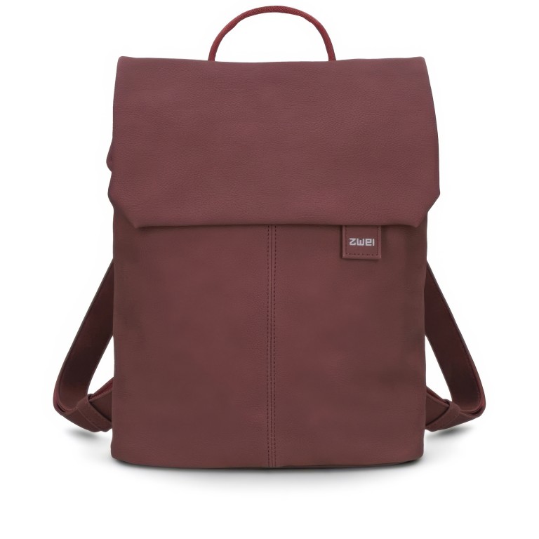 Rucksack Mademoiselle MR13 WEINROT/Rubin, Farbe: rot/weinrot, Marke: Zwei, EAN: 4250257939233, Abmessungen in cm: 34.5x37x12, Bild 1 von 6