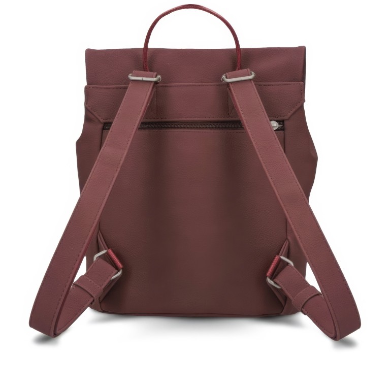 Rucksack Mademoiselle MR8 WEINROT/Rubin, Farbe: rot/weinrot, Marke: Zwei, EAN: 4250257939257, Abmessungen in cm: 24x29x13, Bild 4 von 6