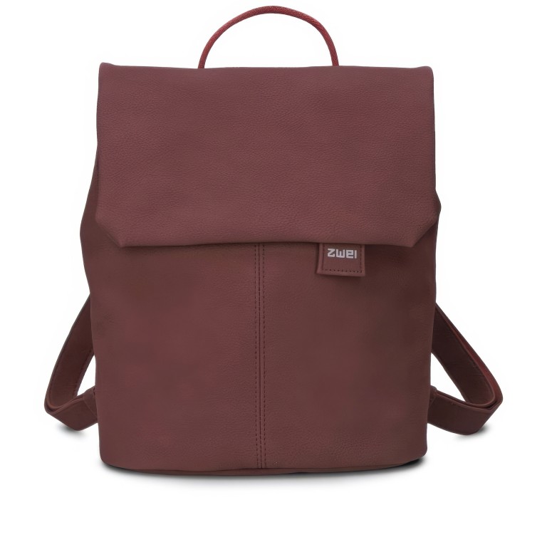 Rucksack Mademoiselle MR8 WEINROT/Rubin, Farbe: rot/weinrot, Marke: Zwei, EAN: 4250257939257, Abmessungen in cm: 24x29x13, Bild 1 von 6
