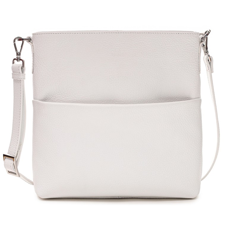 Umhängetasche Cormorano Andrea White, Farbe: weiß, Marke: Adax, EAN: 5705483269863, Abmessungen in cm: 24.5x24.5x8.5, Bild 1 von 6