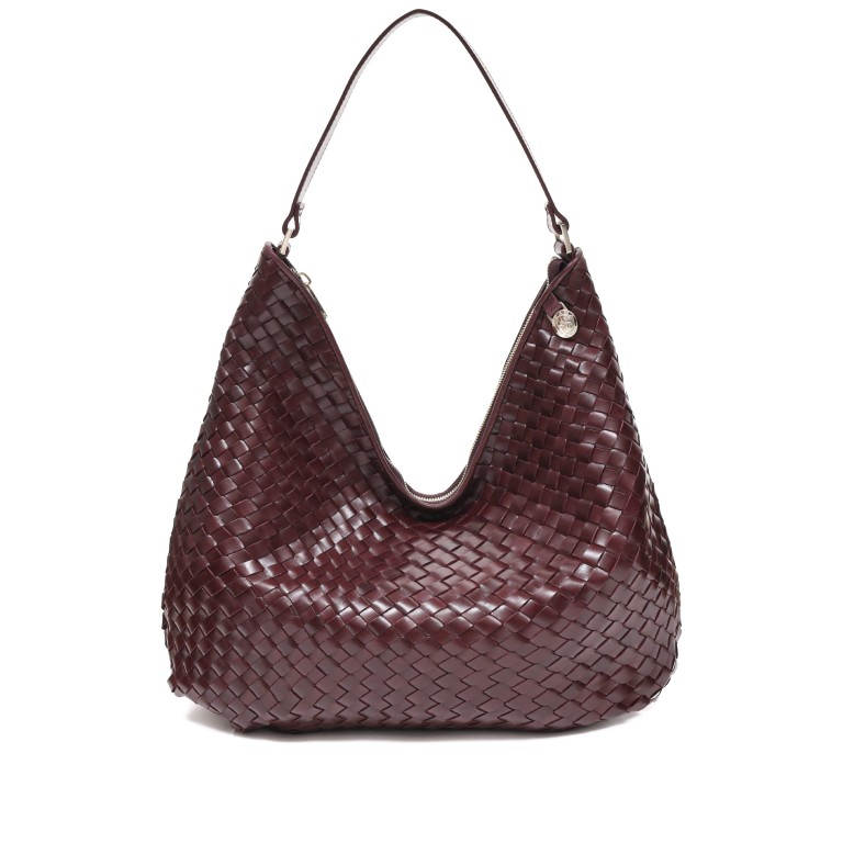 Beuteltasche Salerno Mindy Barolo, Farbe: rot/weinrot, Marke: Adax, EAN: 5705483267395, Abmessungen in cm: 38x35.5x10.5, Bild 3 von 5