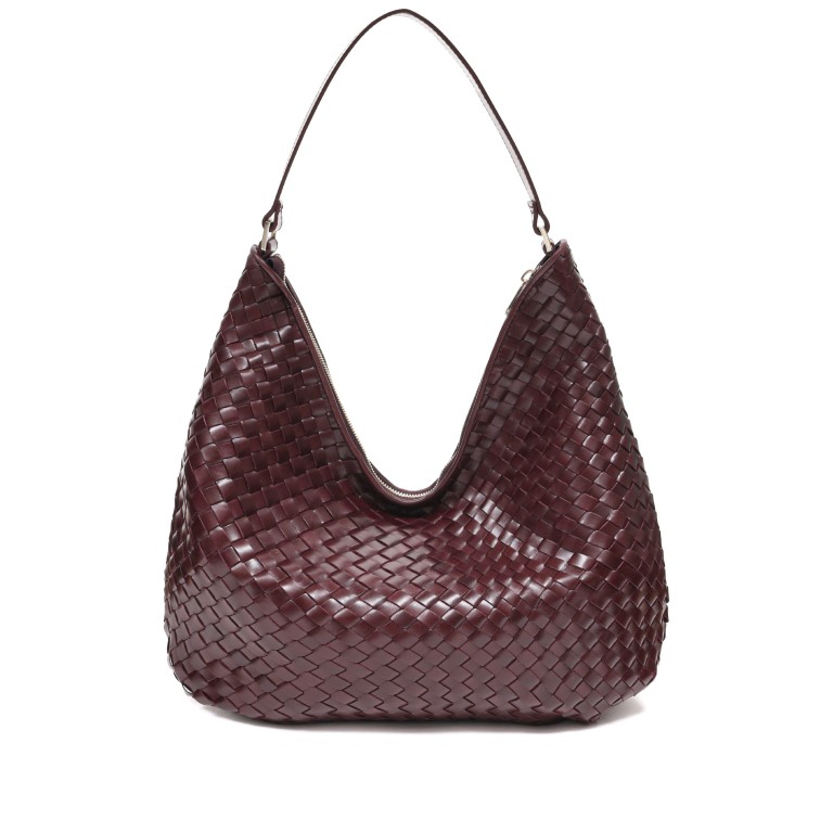 Beuteltasche Salerno Mindy Barolo, Farbe: rot/weinrot, Marke: Adax, EAN: 5705483267395, Abmessungen in cm: 38x35.5x10.5, Bild 1 von 5