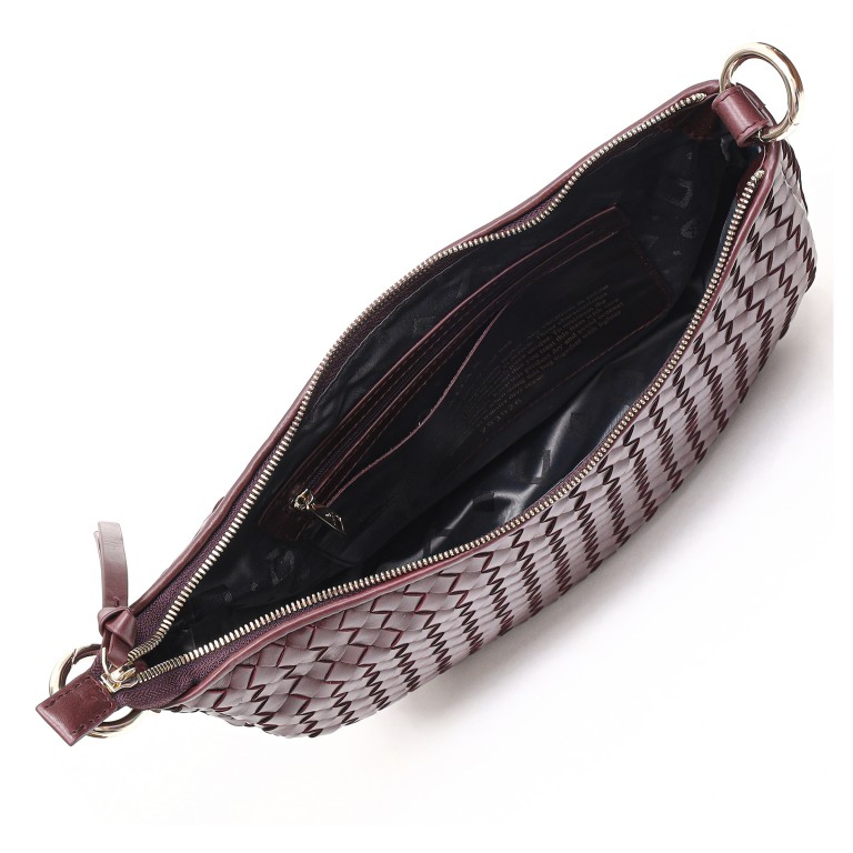 Beuteltasche Salerno Marlin Barolo, Farbe: rot/weinrot, Marke: Adax, Abmessungen in cm: 31.5x22x10, Bild 7 von 7