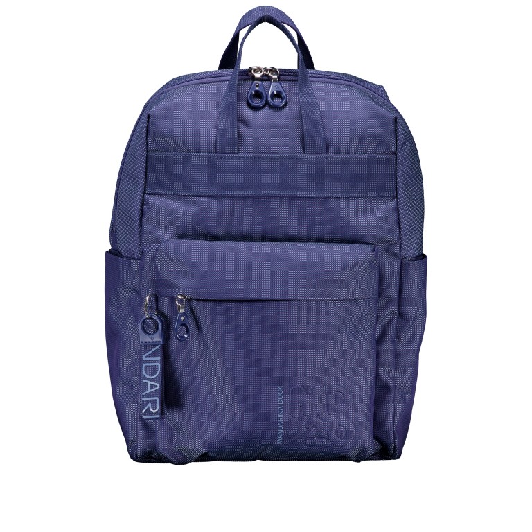 Rucksack MD20 QMT17 Deep Blue, Farbe: blau/petrol, Marke: Mandarina Duck, EAN: 8032803880406, Abmessungen in cm: 26x37x12, Bild 1 von 8