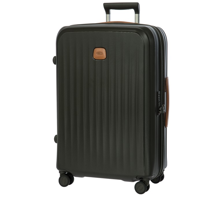 Koffer Taormina erweiterbar Größe 69 cm Olive, Farbe: grün/oliv, Marke: Brics, EAN: 8016623974897, Abmessungen in cm: 48x69x27, Bild 3 von 11