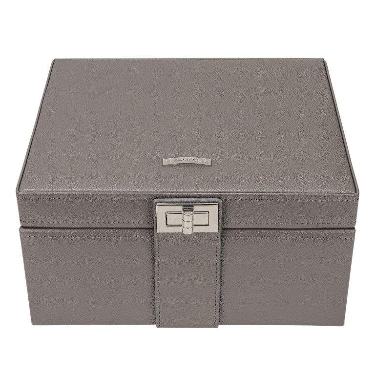 Schmuckkasten Marvella M 803980 Ash, Farbe: grau, Marke: Windrose, EAN: 4031604015608, Abmessungen in cm: 21.5x20.5x11.5, Bild 2 von 9