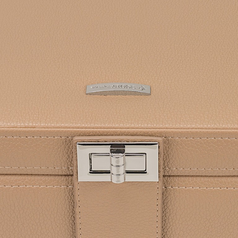 Schmuckkasten Marvella M 803980 Camel, Farbe: cognac, Marke: Windrose, EAN: 4031604015615, Abmessungen in cm: 21.5x20.5x11.5, Bild 9 von 9