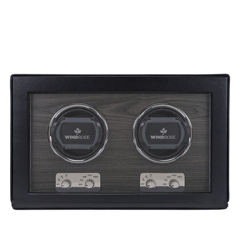 Uhrenbeweger Ambiance 851112 für zwei Uhren Schwarz, Farbe: schwarz, Marke: Windrose, EAN: 4031604015806, Abmessungen in cm: 30x18x16, Bild 9 von 9