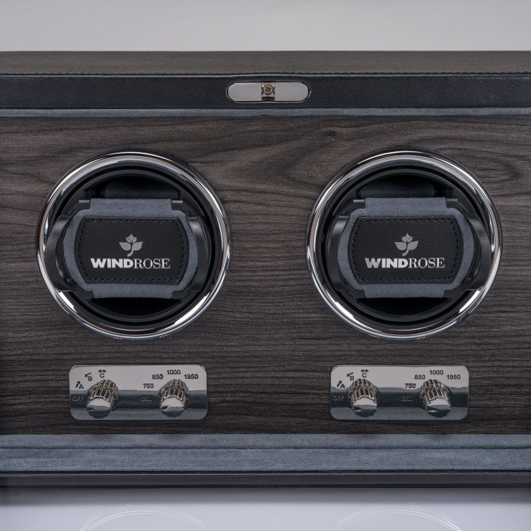 Uhrenbeweger Ambiance 851112 für zwei Uhren Schwarz, Farbe: schwarz, Marke: Windrose, EAN: 4031604015806, Abmessungen in cm: 30x18x16, Bild 5 von 9