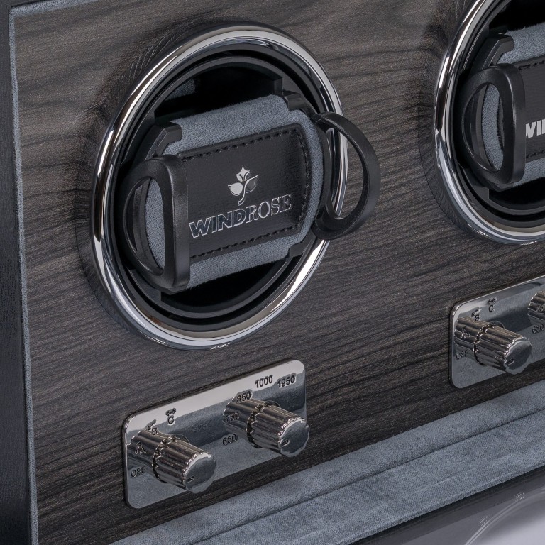 Uhrenbeweger Ambiance 851112 für zwei Uhren Schwarz, Farbe: schwarz, Marke: Windrose, EAN: 4031604015806, Abmessungen in cm: 30x18x16, Bild 6 von 9