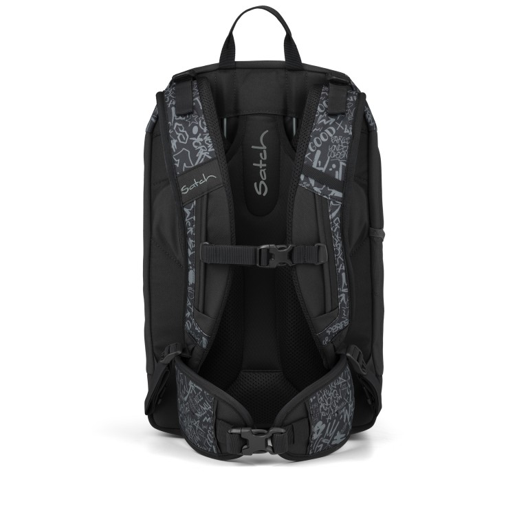 Rucksack Air 2025 Volumen 26 Liter Street Ink, Farbe: grau, Marke: Satch, EAN: 4057081225446, Abmessungen in cm: 28x45x16, Bild 3 von 11