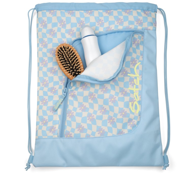 Sportbeutel Summer Era, Farbe: blau/petrol, Marke: Satch, EAN: 4057081224241, Abmessungen in cm: 33x44x1, Bild 2 von 4