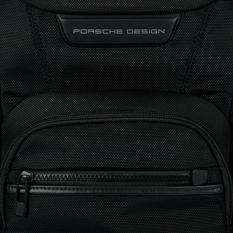 Rucksack Roadster Nylon Evo Backpack Toploader M Black, Farbe: schwarz, Marke: Porsche Design, EAN: 4056487110110, Abmessungen in cm: 32x41x16, Bild 9 von 9