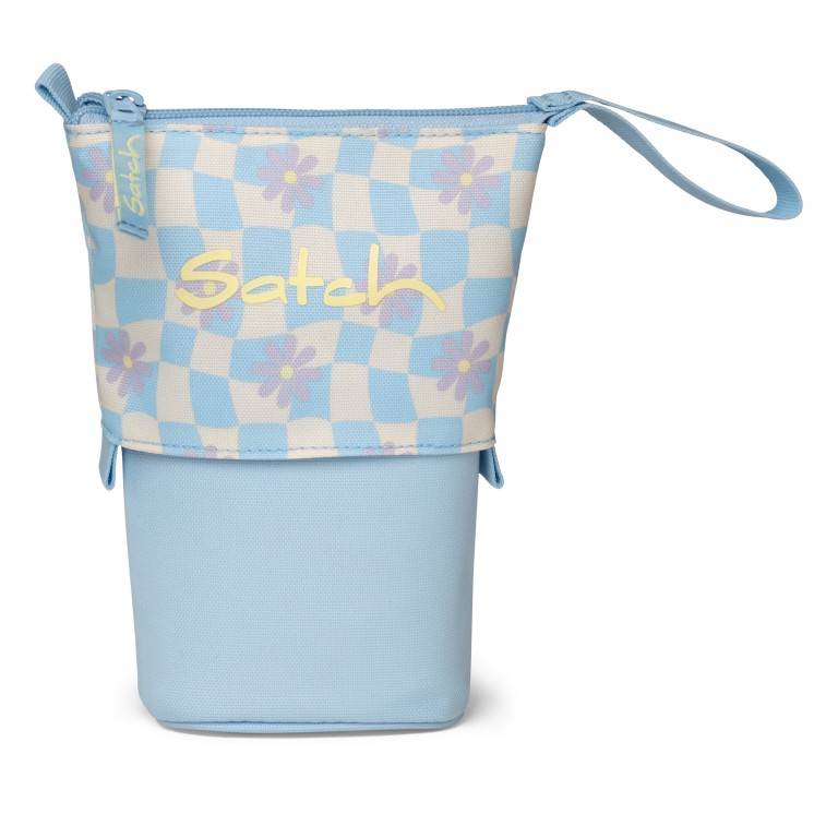 Mäppchen Pencil Slider Summer Era, Farbe: blau/petrol, Marke: Satch, EAN: 4057081224159, Abmessungen in cm: 17x19x7, Bild 1 von 4