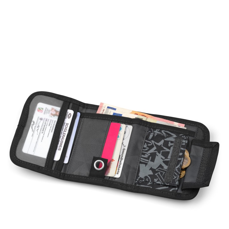 Geldbeutel Street Ink, Farbe: grau, Marke: Satch, EAN: 4057081224449, Abmessungen in cm: 13x8.5x2, Bild 2 von 3