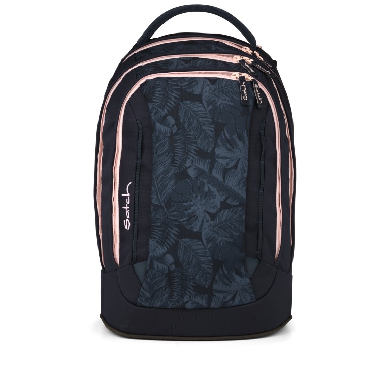 Rucksack Pack Midnight Jungle, Farbe: schwarz, Marke: Satch, EAN: 4057081223725, Abmessungen in cm: 30x45x27, Bild 2 von 12