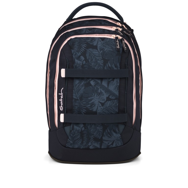 Rucksack Pack Midnight Jungle, Farbe: schwarz, Marke: Satch, EAN: 4057081223725, Abmessungen in cm: 30x45x27, Bild 1 von 12