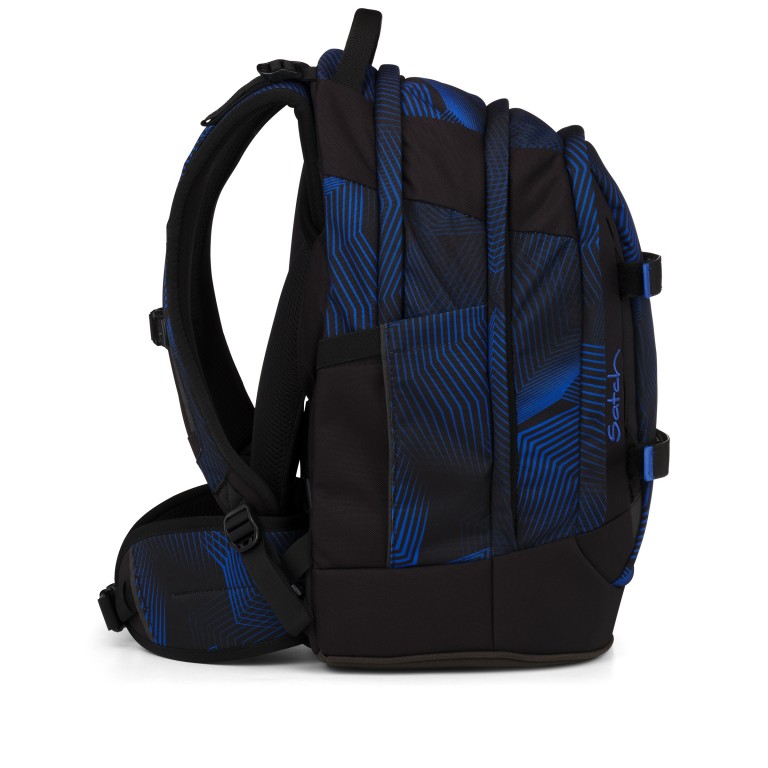 Rucksack Pack Seismic Blue, Farbe: blau/petrol, Marke: Satch, EAN: 4057081223749, Abmessungen in cm: 30x45x27, Bild 4 von 12
