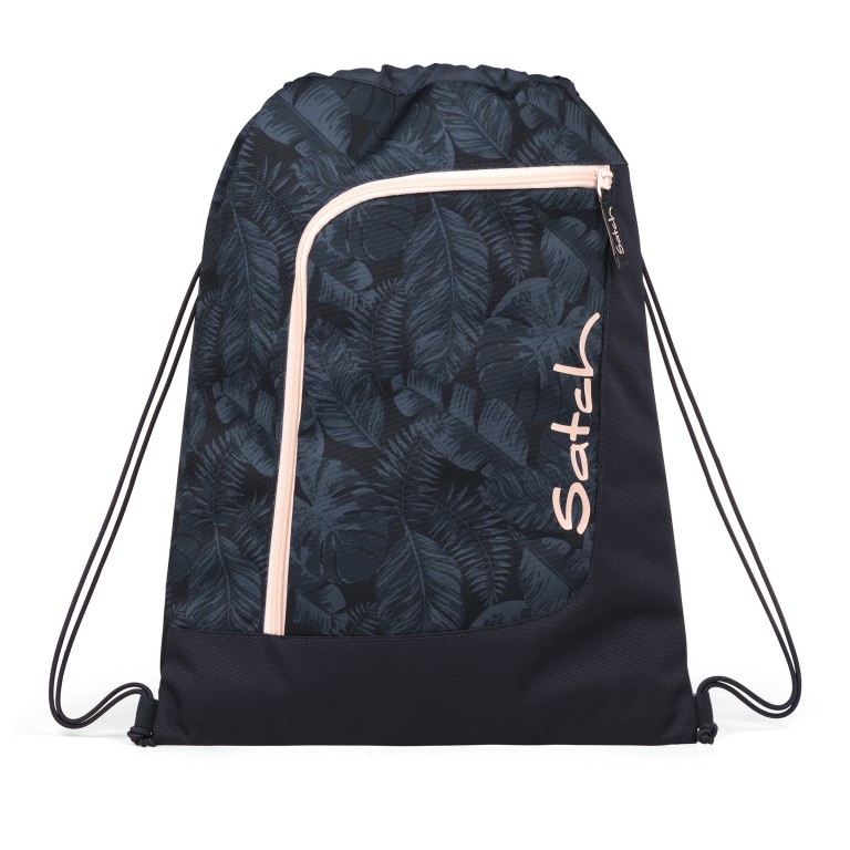 Sportbeutel Midnight Jungle, Farbe: schwarz, Marke: Satch, EAN: 4057081224258, Abmessungen in cm: 33x44x1, Bild 1 von 4