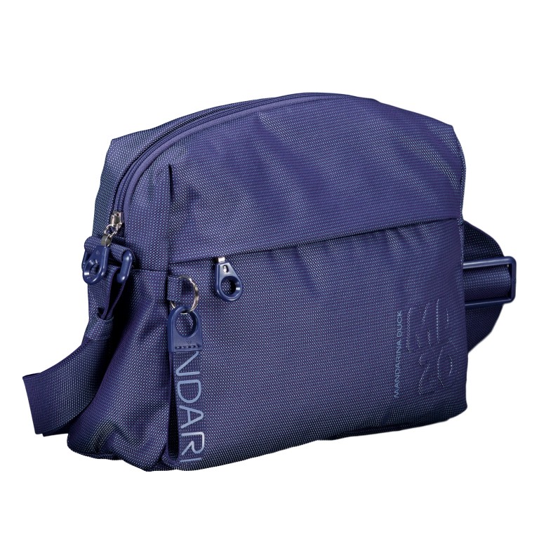 Umhängetasche MD20 QMTV8 Deep Blue, Farbe: blau/petrol, Marke: Mandarina Duck, EAN: 8032803880888, Abmessungen in cm: 27.5x21x11, Bild 2 von 4
