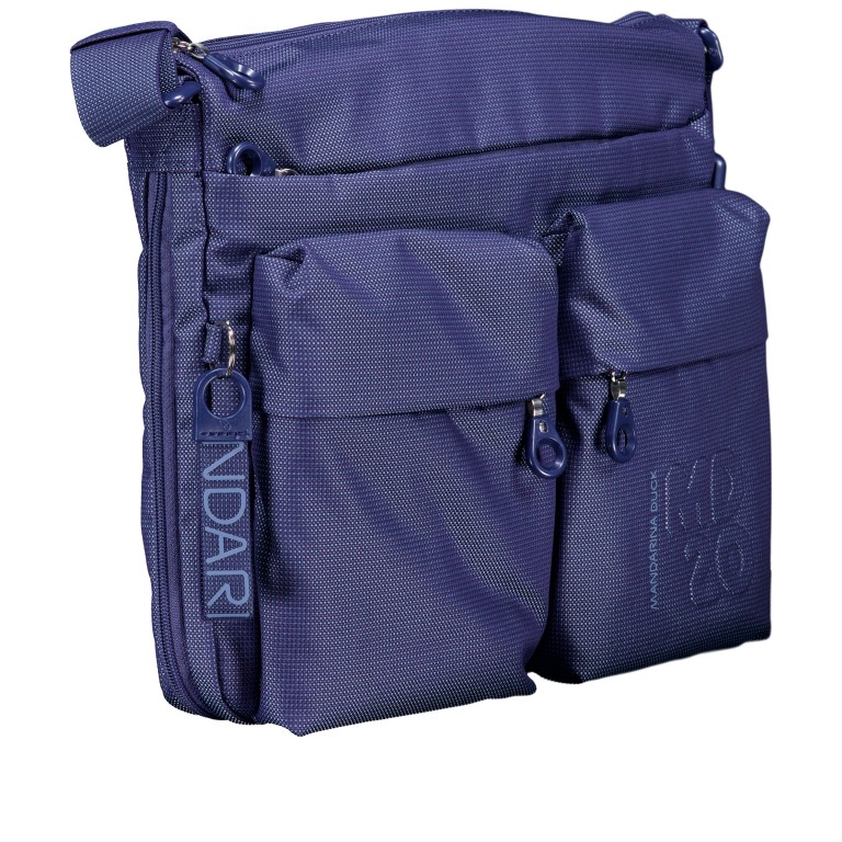 Umhängetasche MD20 QMTX6 Deep Blue, Farbe: blau/petrol, Marke: Mandarina Duck, EAN: 8032803881120, Abmessungen in cm: 33x28x7, Bild 2 von 6