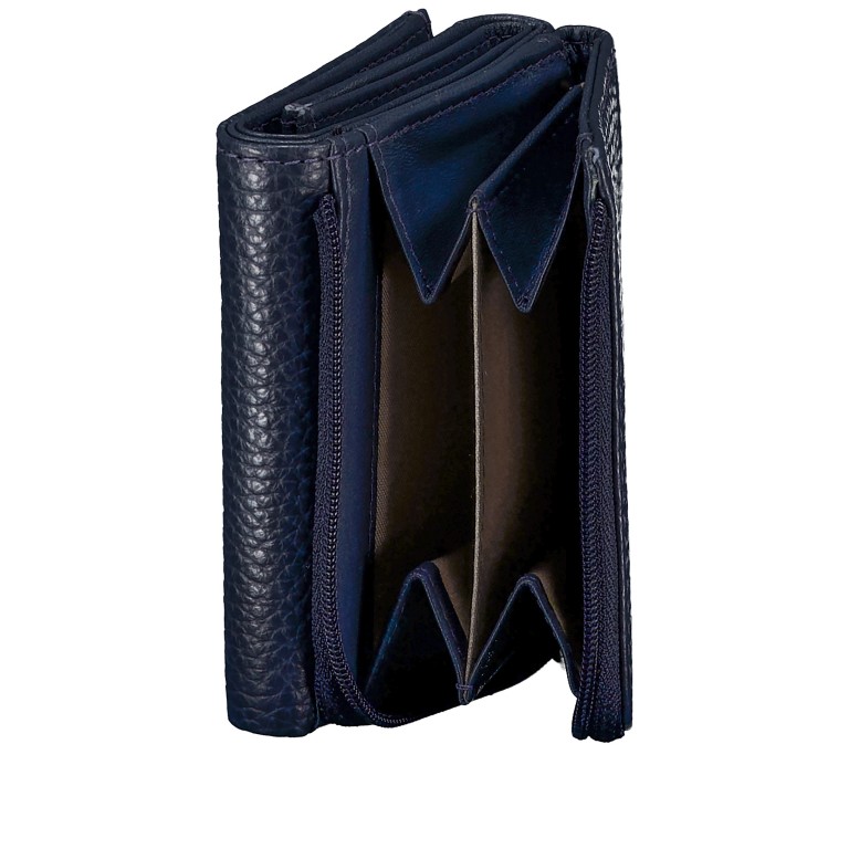 Geldbörse Mellow Leather FZP76 Dress Blue, Farbe: blau/petrol, Marke: Mandarina Duck, EAN: 8032803842411, Abmessungen in cm: 10.3x9x2.8, Bild 5 von 5