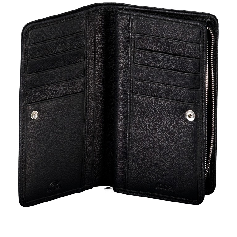 Geldbörse Lantea Belinda MH10 Black, Farbe: schwarz, Marke: Joop!, EAN: 4048835249832, Abmessungen in cm: 16x8.8x2.3, Bild 4 von 5