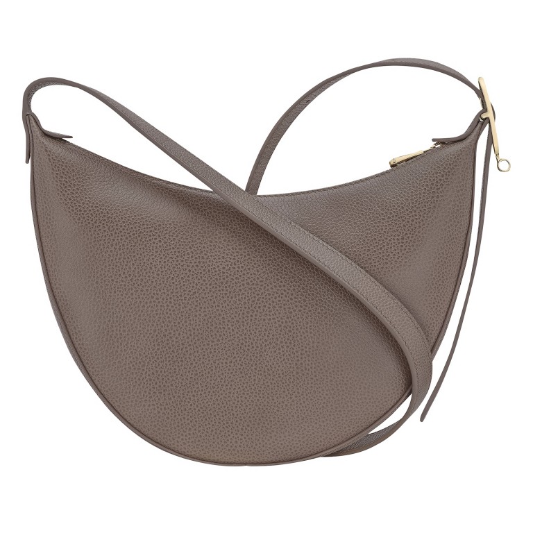Beuteltasche Le Foulonné S Taupe, Farbe: taupe/khaki, Marke: Longchamp, EAN: 3597922846672, Abmessungen in cm: 25x16x7.5, Bild 3 von 7
