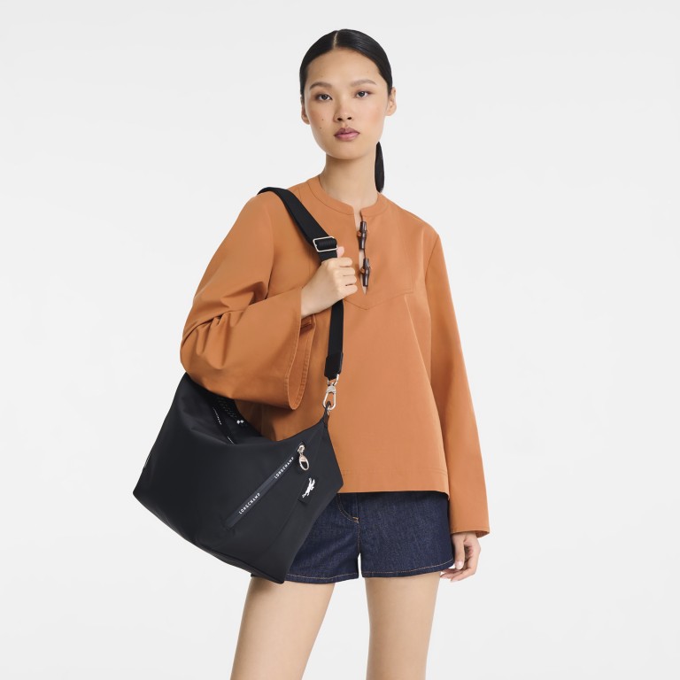 Umhängetasche Le Pliage Energy 10343 Black, Farbe: schwarz, Marke: Longchamp, EAN: 3597922850877, Abmessungen in cm: 29x24x19, Bild 4 von 5