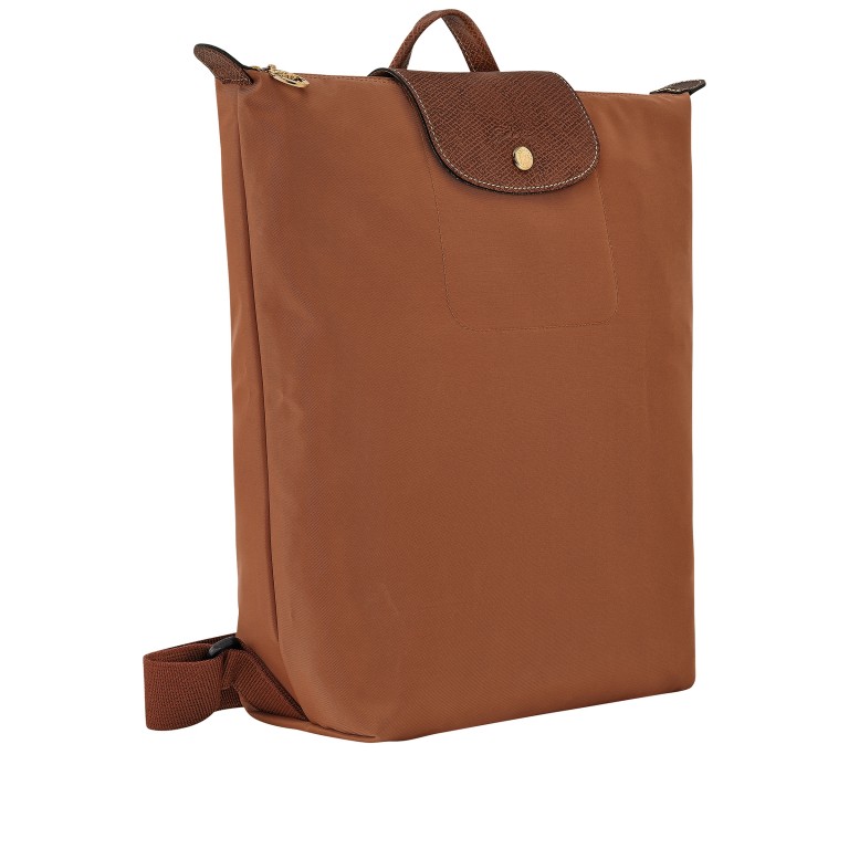 Rucksack Le Pliage 089-10284 Cognac, Farbe: cognac, Marke: Longchamp, EAN: 3597922849086, Abmessungen in cm: 26x37x11, Bild 2 von 5