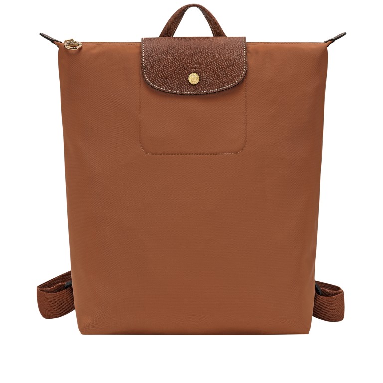 Rucksack Le Pliage 089-10284 Cognac, Farbe: cognac, Marke: Longchamp, EAN: 3597922849086, Abmessungen in cm: 26x37x11, Bild 1 von 5