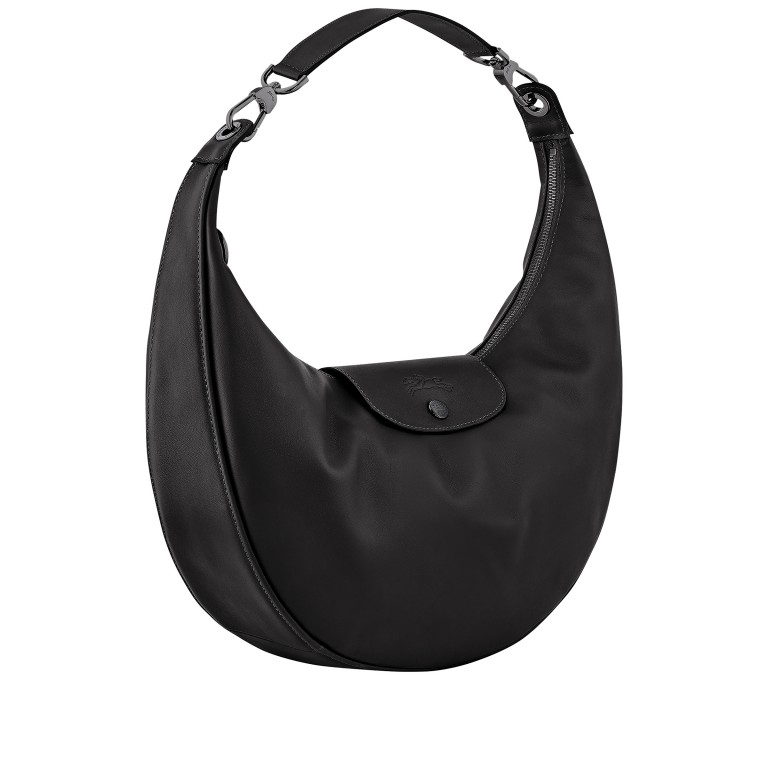 Beuteltasche Le Pliage Xtra L Black, Farbe: schwarz, Marke: Longchamp, EAN: 3597922850297, Abmessungen in cm: 36x22x9, Bild 2 von 7