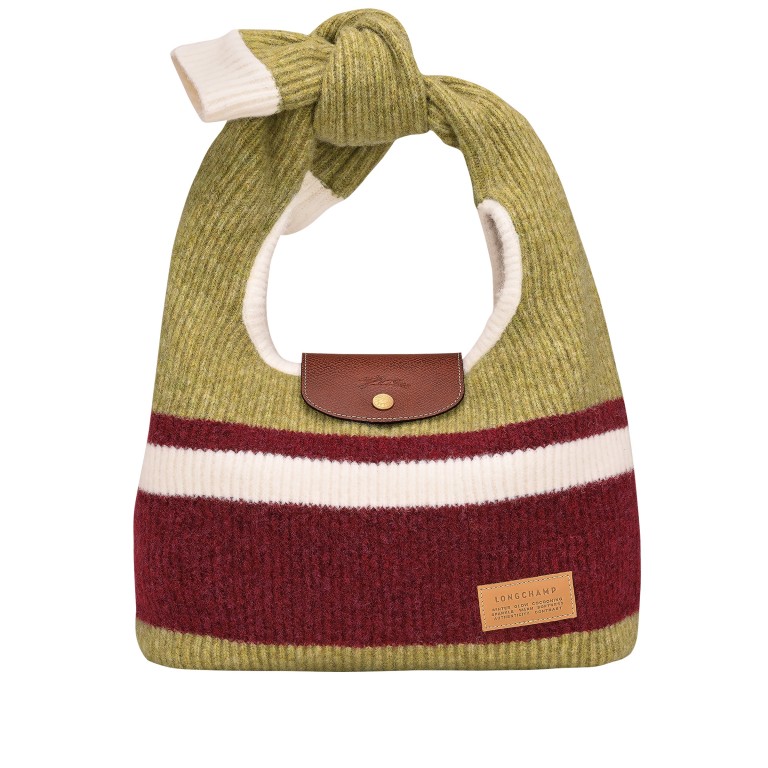 Beuteltasche Le Pliage Collection 10303 Pistazie Bordeaux, Farbe: grün/oliv, Marke: Longchamp, EAN: 3597922859412, Abmessungen in cm: 30x28x13, Bild 1 von 4
