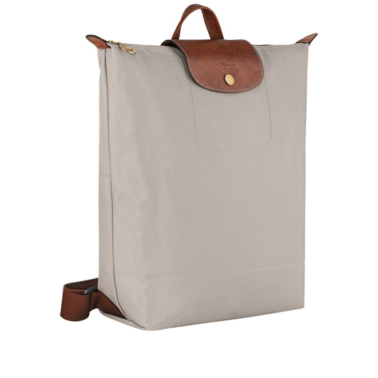Rucksack Le Pliage 089-10284 Pebble, Farbe: grau, Marke: Longchamp, EAN: 3597922849062, Abmessungen in cm: 26x37x11, Bild 2 von 5