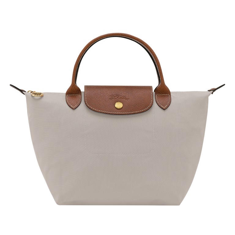 Handtasche Le Pliage Handtasche S Pebble, Farbe: grau, Marke: Longchamp, EAN: 3597922848607, Abmessungen in cm: 23x22x14, Bild 1 von 5