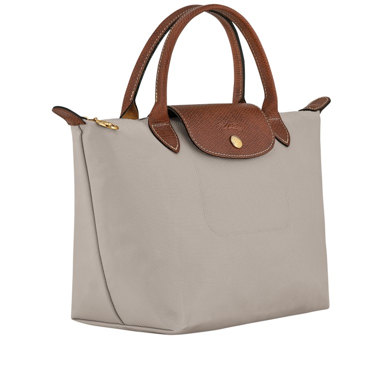 Handtasche Le Pliage Handtasche S Pebble, Farbe: grau, Marke: Longchamp, EAN: 3597922848607, Abmessungen in cm: 23x22x14, Bild 2 von 5