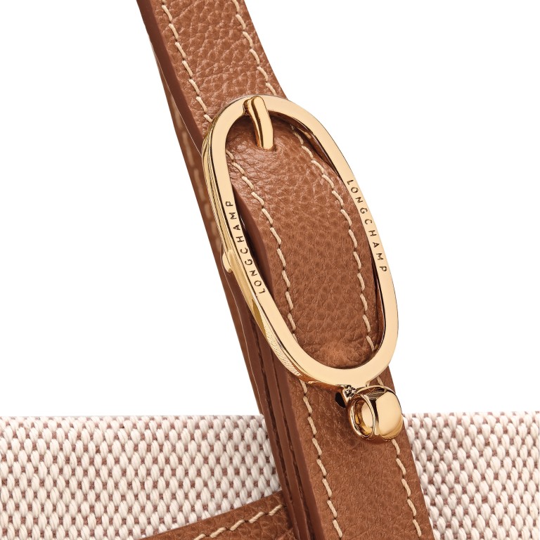 Shopper Le Foulonné Complice Toile Caramel, Farbe: beige, Marke: Longchamp, EAN: 3597922900176, Abmessungen in cm: 49x29x16, Bild 6 von 6