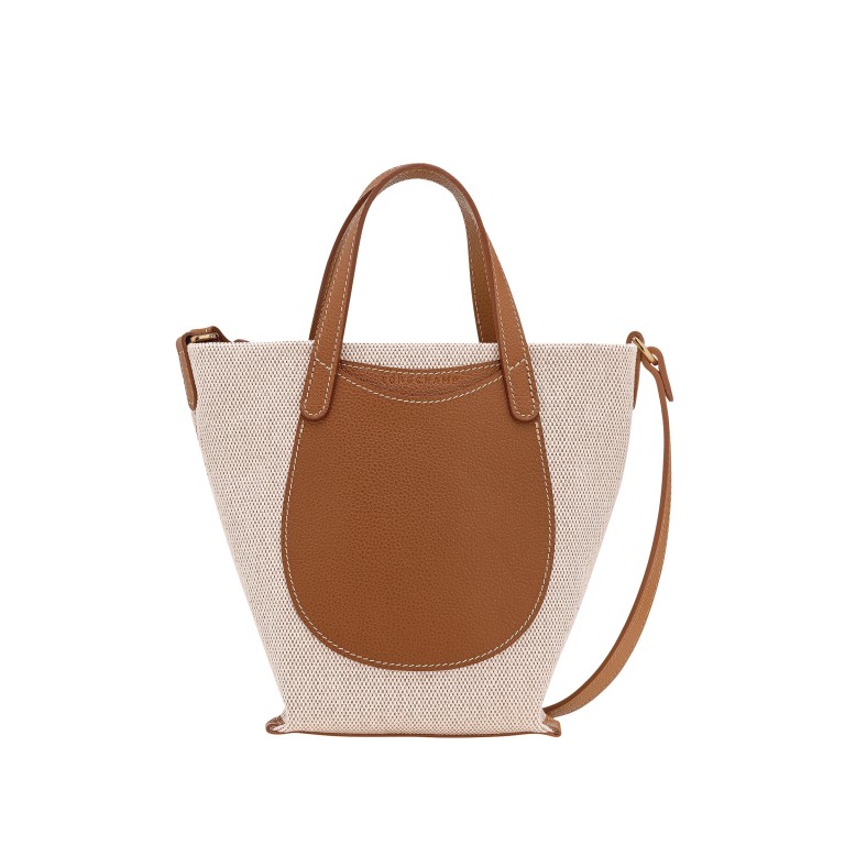 Umhängetasche Le Foulonné Complice Toile Caramel, Farbe: beige, Marke: Longchamp, EAN: 3597922900213, Abmessungen in cm: 24x20x8, Bild 1 von 7