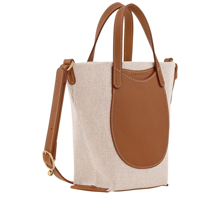 Umhängetasche Le Foulonné Complice Toile Caramel, Farbe: beige, Marke: Longchamp, EAN: 3597922900213, Abmessungen in cm: 24x20x8, Bild 2 von 7