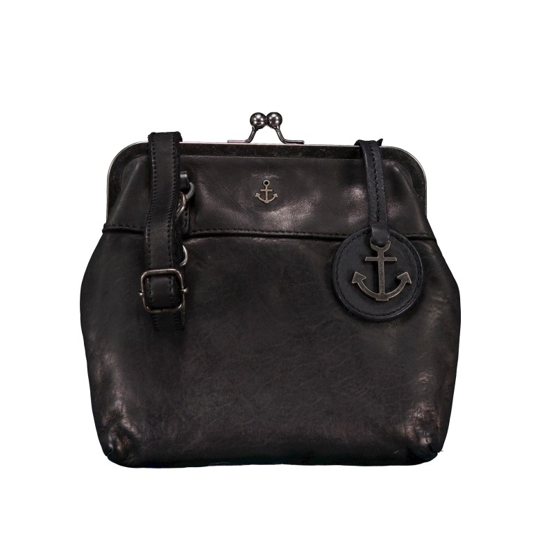 Umhängetasche Anchor-Love Rosalie B3-7840 Dark Ash, Farbe: anthrazit, Marke: Harbour 2nd, EAN: 4046478037779, Abmessungen in cm: 19x18x3.5, Bild 1 von 6
