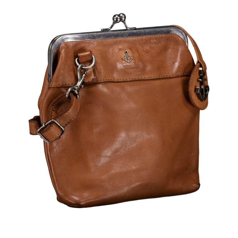 Umhängetasche Anchor-Love Rosalie B3-7840 Charming Cognac, Farbe: cognac, Marke: Harbour 2nd, EAN: 4046478037786, Abmessungen in cm: 19x18x3.5, Bild 2 von 6